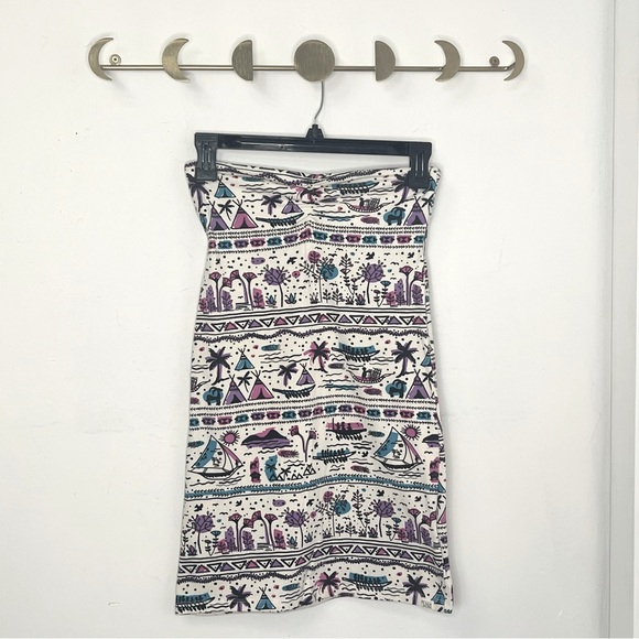 Billabong tribal style strapless tube top/ mini dress - Small - Picture 3 of 6